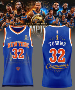 Towns Champions NBA 2026 New York Knicks Jersey